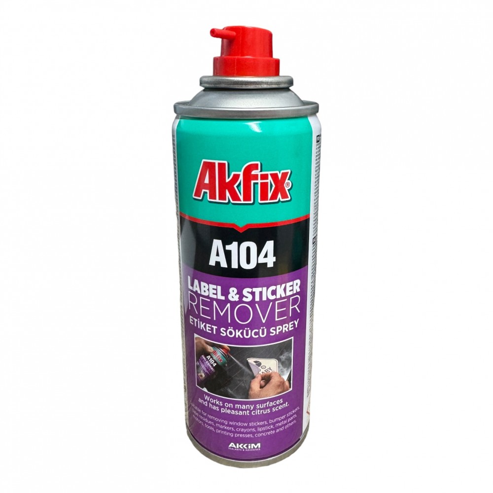 Спрей очиститель наклеек REMOVER Akfix A104, 200 мл (YAC104)