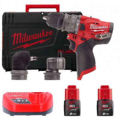 Дрель компактная со съемным патроном MILWAUKEE M12 FPDXKIT-202X (4933464138)