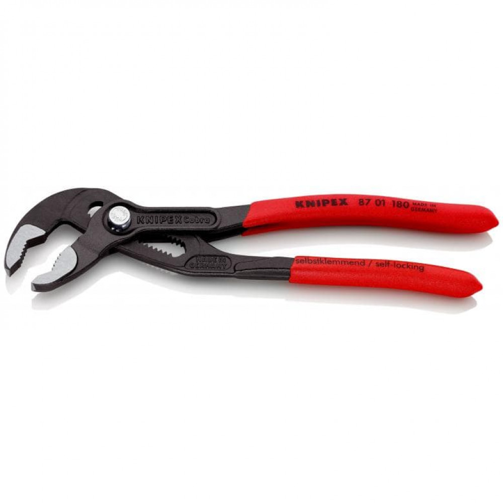 Переставные клещи Knipex Cobra сантехнические, 180 мм (87 01 180)