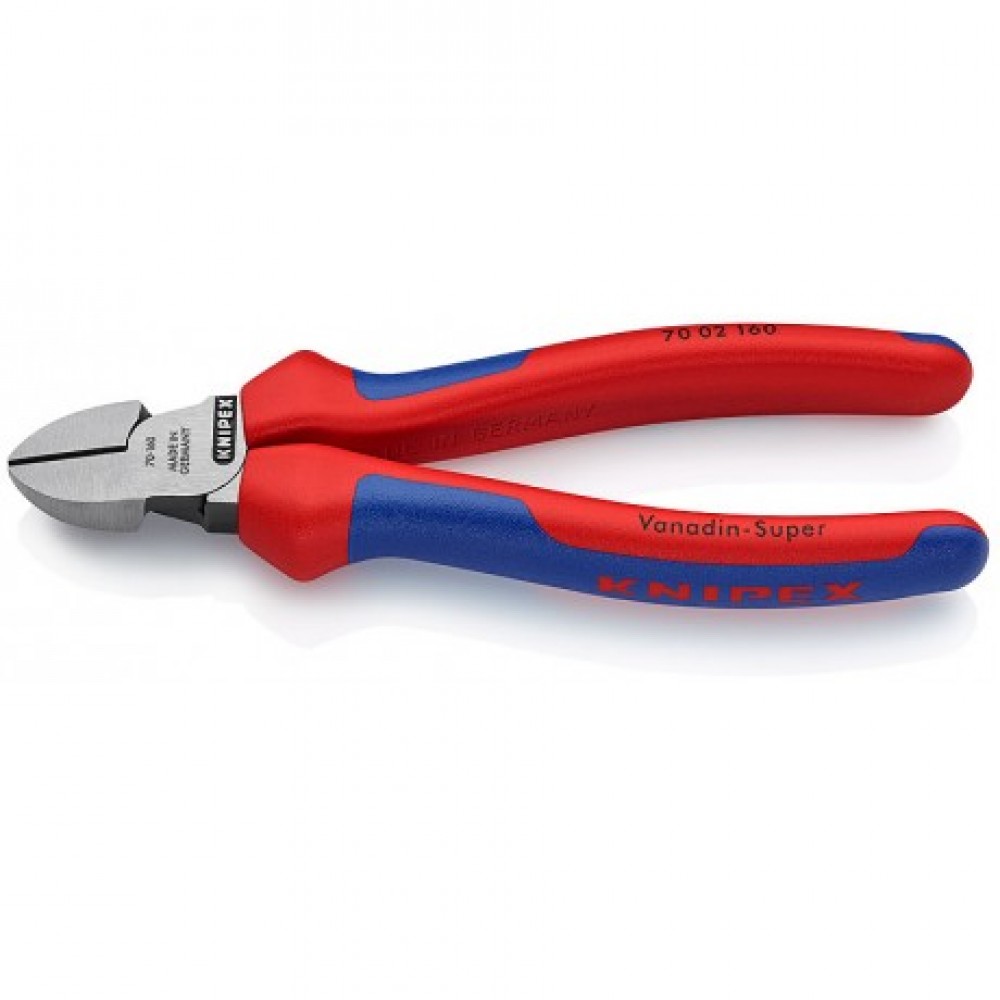 Кусачки боковые Knipex (фосфатированные), 160 мм (70 02 160)