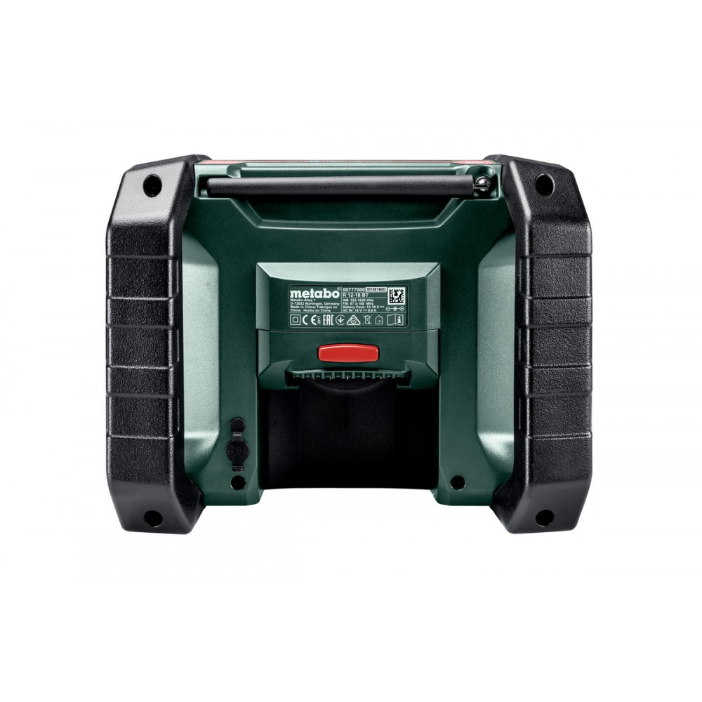 Аккумуляторный радиоприемник для строительной площадки Metabo R 12-18 BT (600777850)