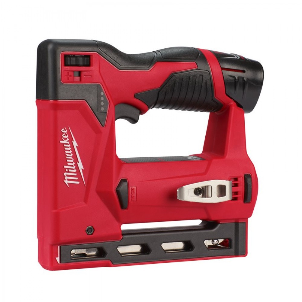 Степлер скобозабивной аккумуляторный MILWAUKEE M12 BST-202X (4933459635)