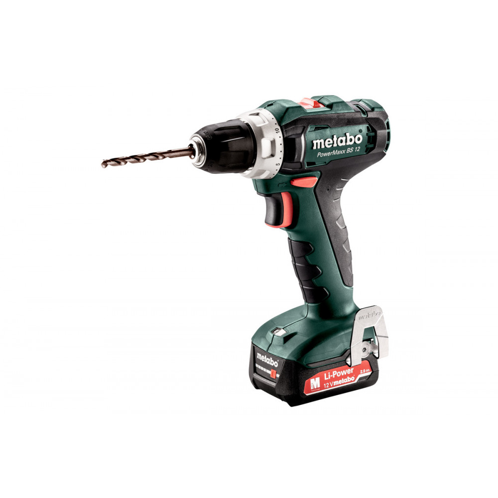 Аккумуляторная дрель-шуруповерт Metabo PowerMaxx BS 12 (601036890)