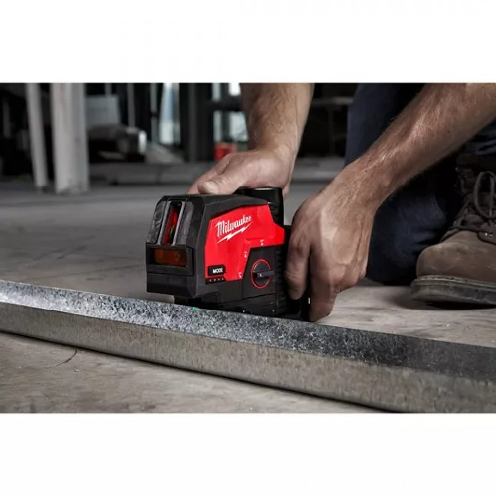 Линейно-точечный лазерный нивелир Milwaukee M12 CLLP-0C (4933478101)