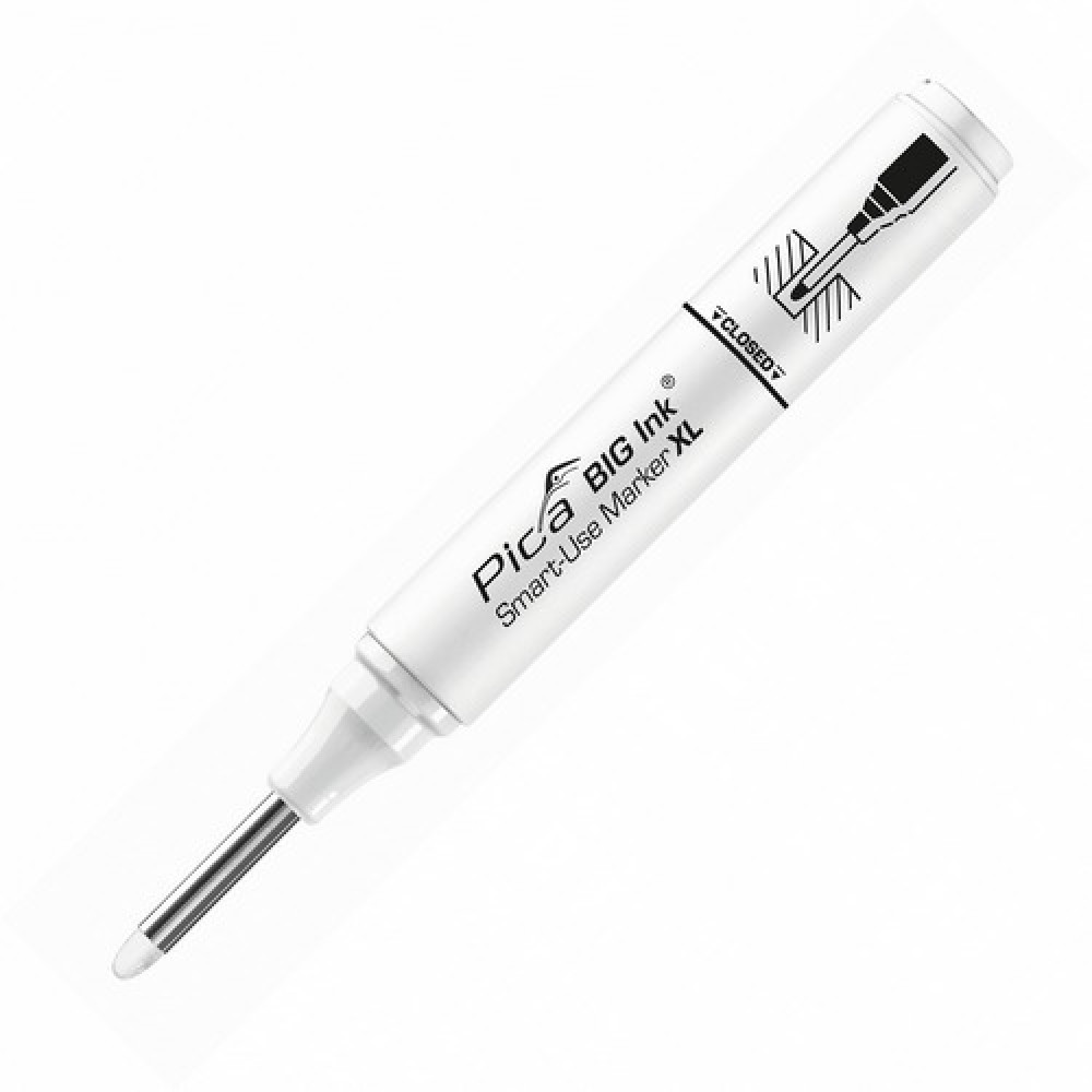 Маркер фирменный с длинным носиком Pica BIG Ink Smart-Use Marker XL, 170/52, белый (170/52)