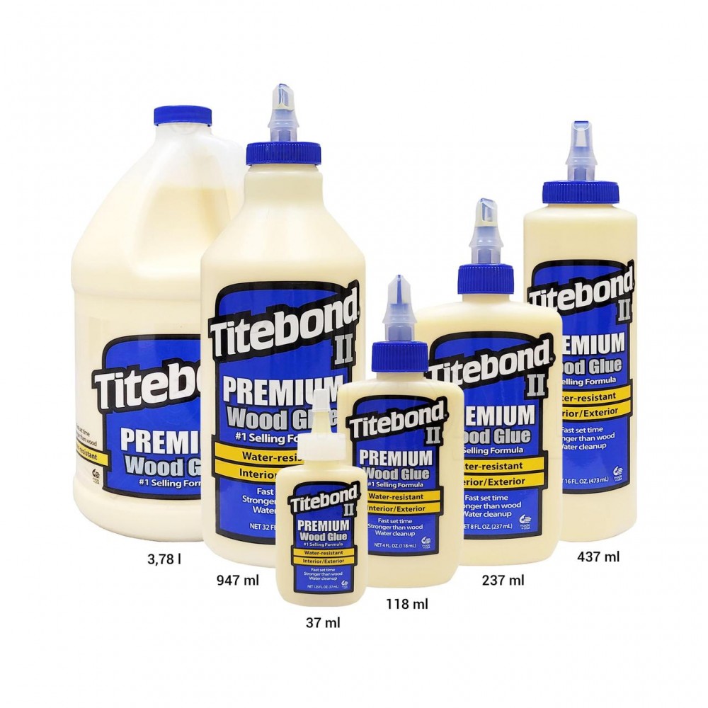 Столярний ПВА клей для дерева Titebond II Premium Wood Glue D3, медово-кремовий, 946 мл (5005) (5005)