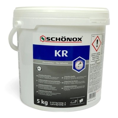 2К эпоксидный универсальный клей для плитки SCHÖNOX KR (AB), 5 кг (485135)