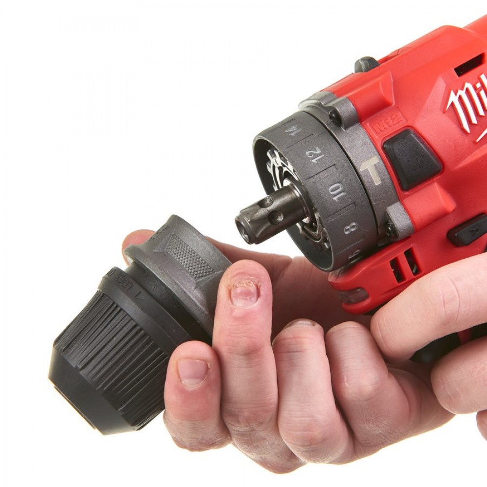 Дрель компактная со съемным патроном MILWAUKEE M12 FPDXKIT-202X (4933464138)