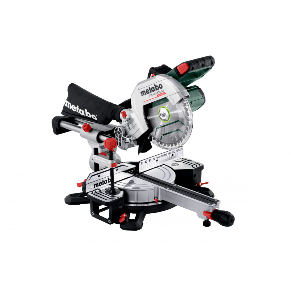 Аккумуляторная торцовочная пила Metabo KGS 18 LTX BL 216 (614216920)