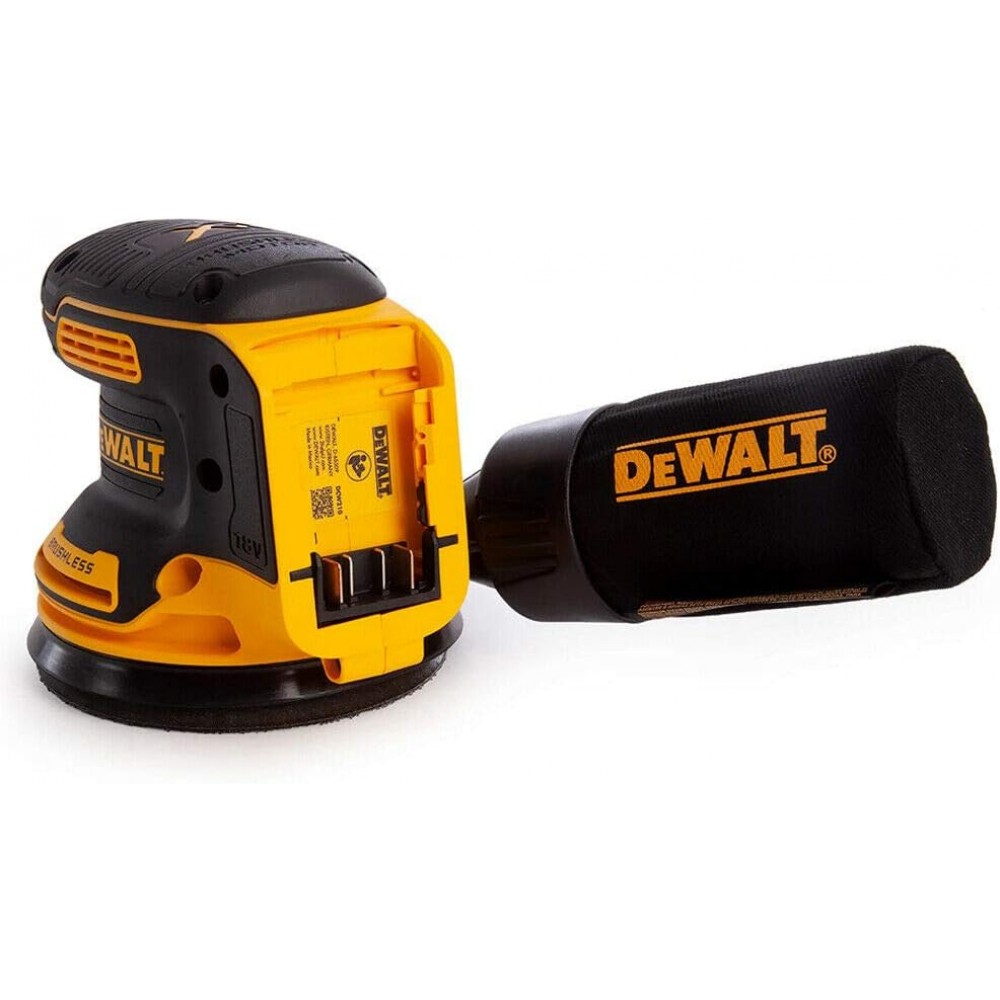 Акумуляторна ексцентрикова шліфувальна машина 125мм DEWALT 20V MAX* Brushless (DCW210)