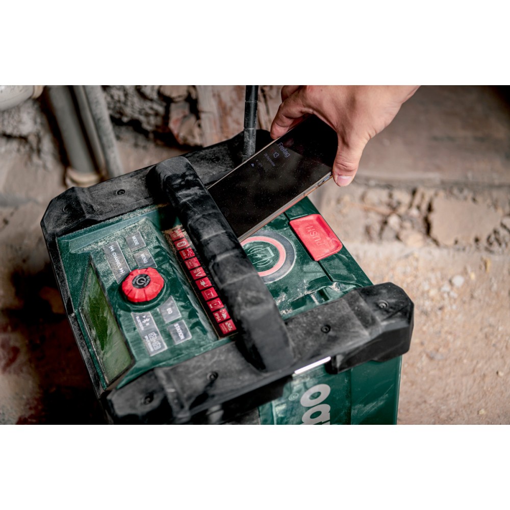 Аккумуляторный радиоприемник для строительной площадки Metabo RC 12-18 32W BT DAB+ (600779850)