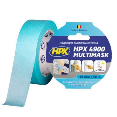 Cверхпрочная малярная лента HPX 4900 MULTIMASK 38ммх50м с УФ-защитой (EW3850)