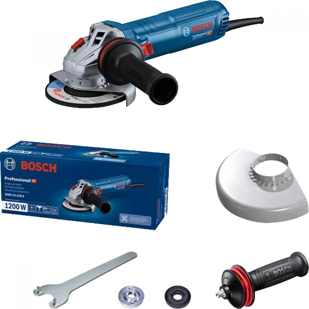 Угловая шлифмашина Bosch Professional GWS 12-125 S с регулировкой (06013A6020)