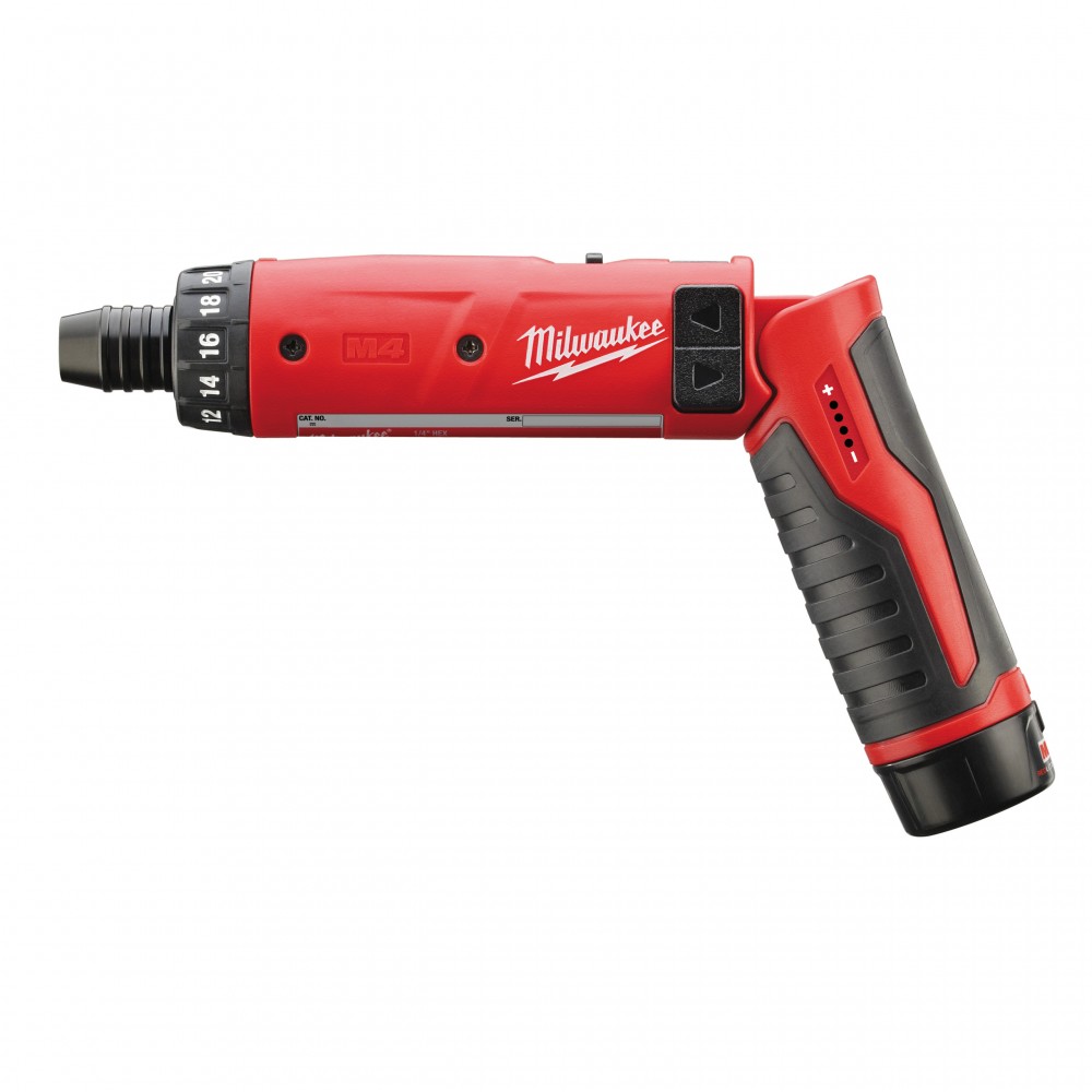 Аккумуляторная отвертка MILWAUKEE M4 D-202B, 5 Нм (4933440475)