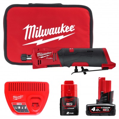 Прямошлифовальная машина аккумуляторная бесщёточная MILWAUKEE M12 FDGS-422B FUEL (4933471436)