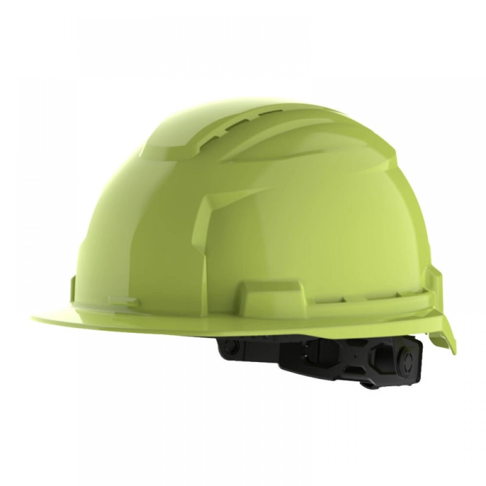 Каска защитная BOLT100 Hi-Vis вентилируемая для промышленного альпинизма MILWAUKEE (4932480664)