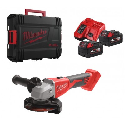 Аккумуляторная угловая шлифмашина Milwaukee M18 BLSAG125X-402X, 125 мм (4933492644)