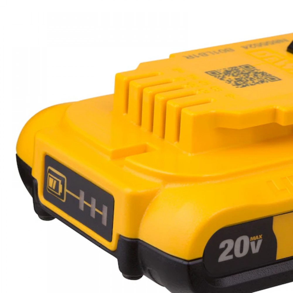 Акумуляторна батарея 2.0Ah DEWALT 20V MAX (DCB203)