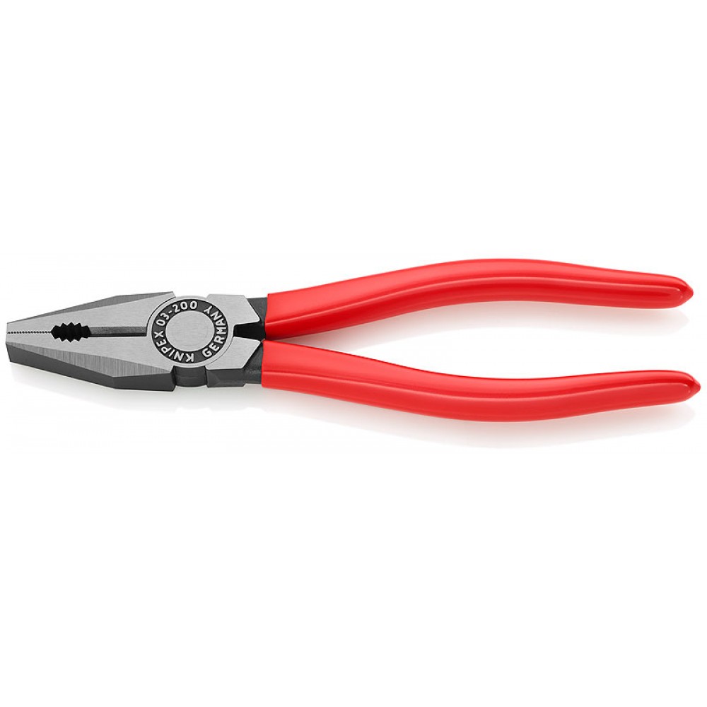 Плоскогубцы Knipex комбинированные (фосфатированные), 200 мм (03 01 200)