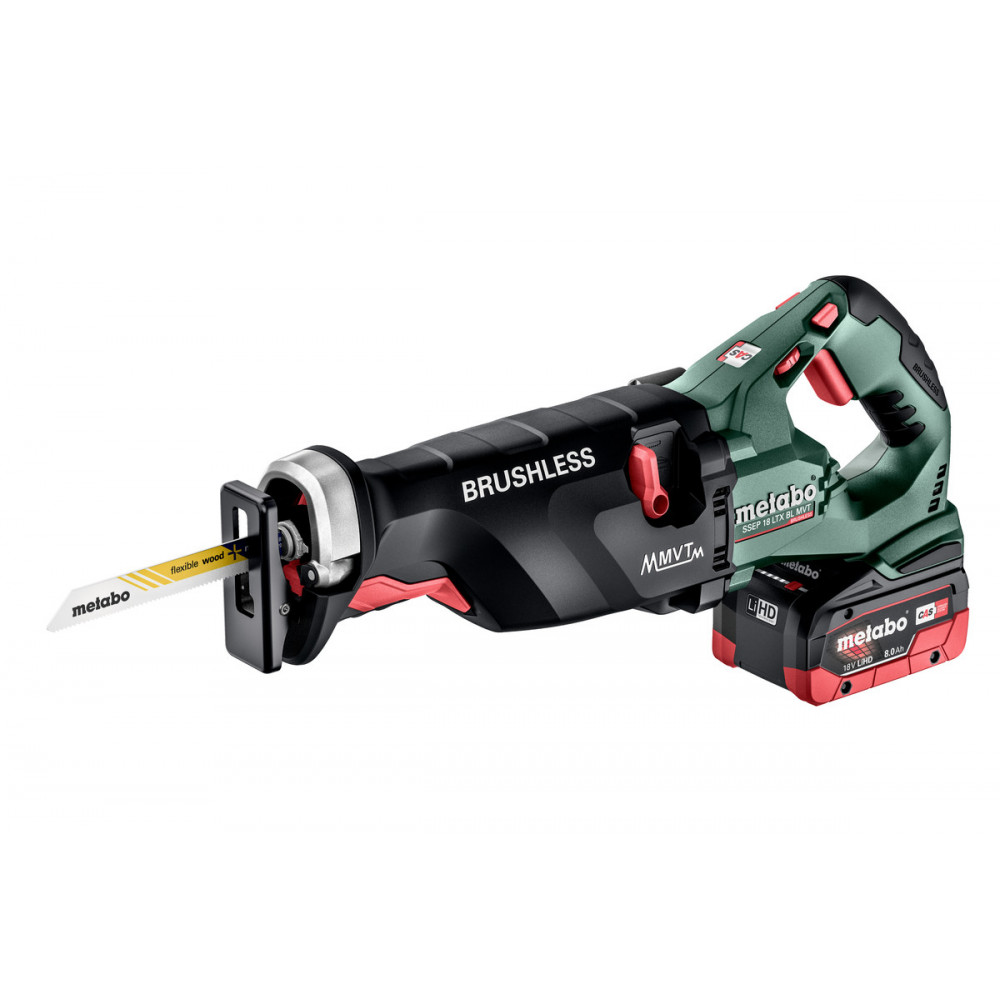 Аккумуляторная сабельная пила Metabo SSEP 18 LTX BL MVT (602258810)