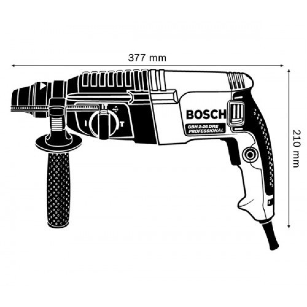 Перфоратор Bosch Professional GBH 2-26 DRE в кейсе (0611253708)