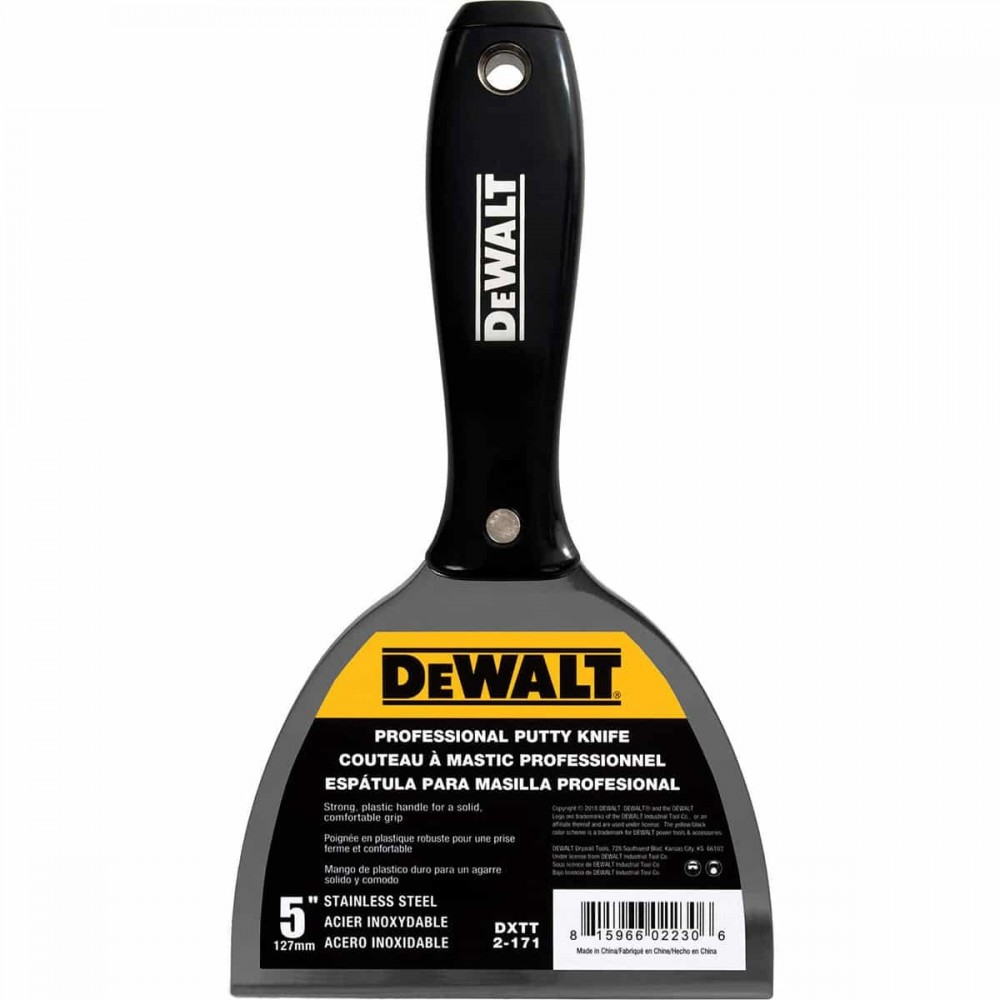 Шпатель DeWalt 5" 127 мм из нержавеющей стали (2-171)