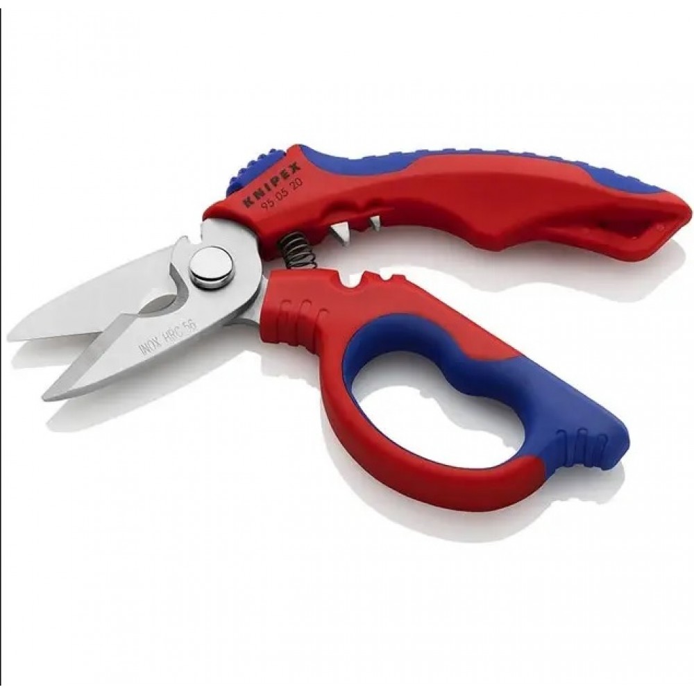 Ножницы электрика Knipex комбинированные, с двойным гнездом для обжима (95 05 20 SB)