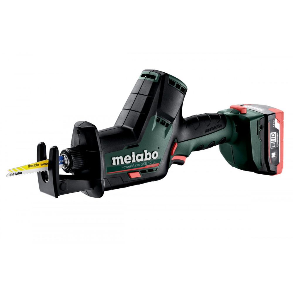 Аккумуляторная сабельная пила Metabo PowerMaxx SSE 12 BL (602322800)