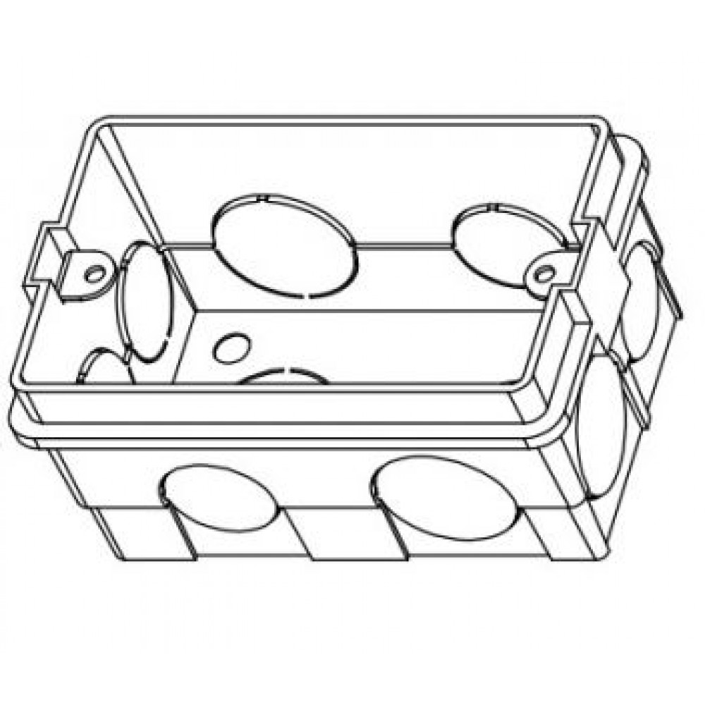 Бокс для врезного монтажа мониторов Hikvision DS-KAB118