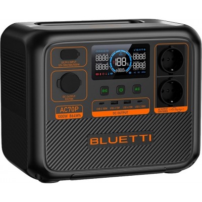 Зарядная станция Bluetti AC70P 1000W, 864Wh