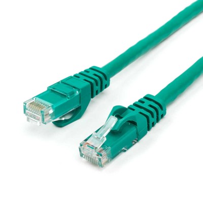 Патч-корд Atcom UTP RJ45, Cat.6, CU, 1м, зеленый