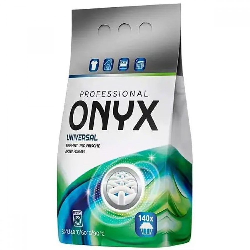 Пральный порошок ONYX Professional Vollwaschmittel 10 кг, для всіх типів речей, 166 циклів прання, (4262466440325)