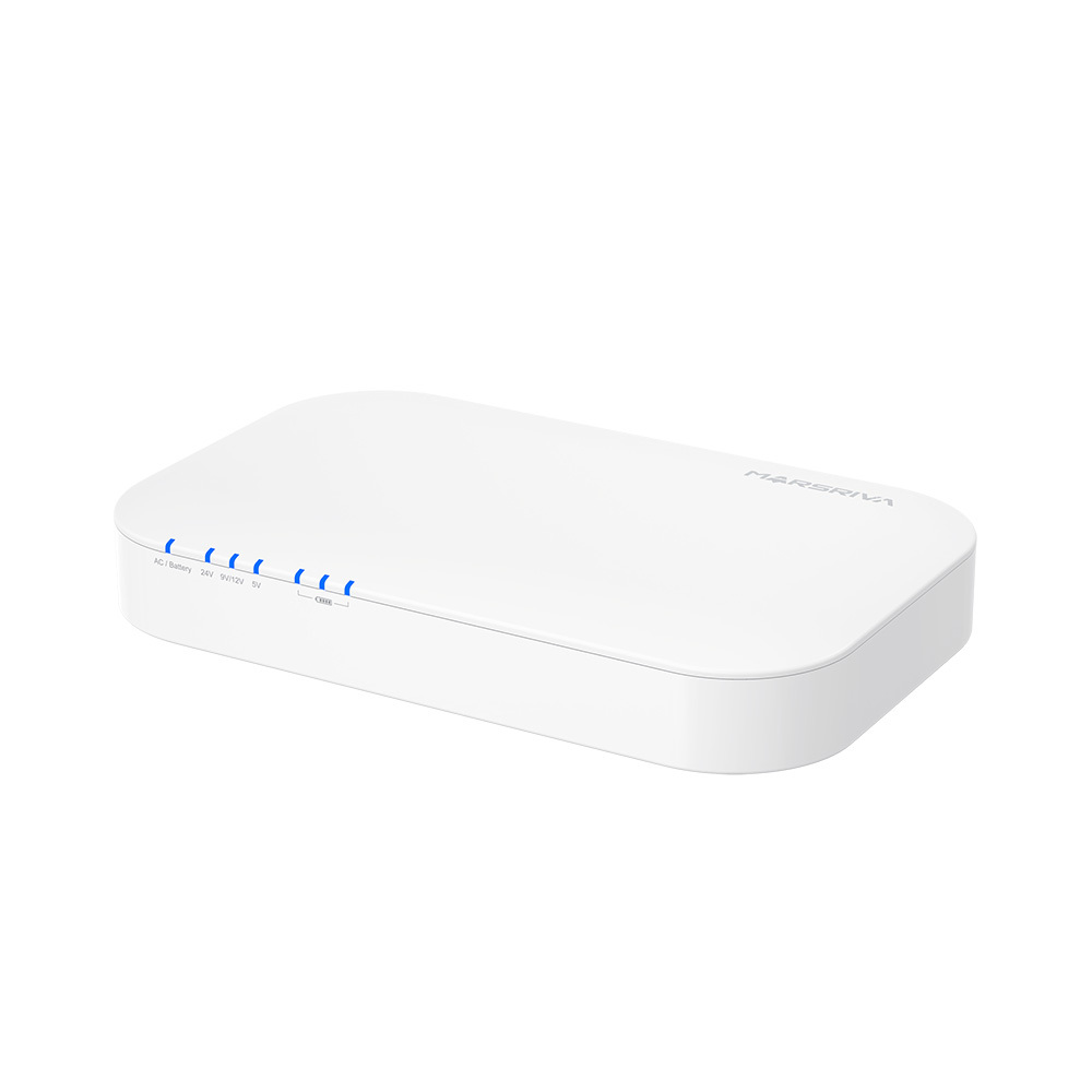 ДБЖ для роутера, ONU, MARSRIVA Smart Mini DC UPS KP2 White 10000mAh 18W