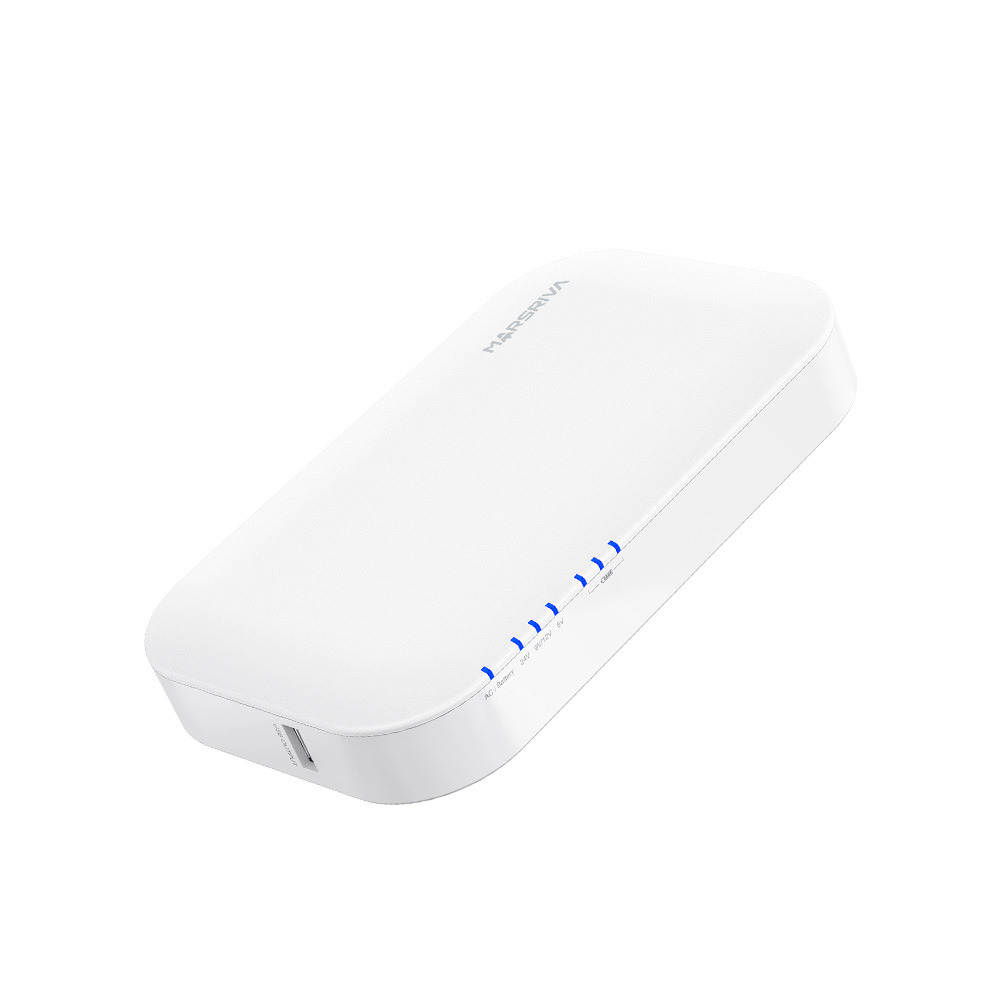 ДБЖ для роутера, ONU, MARSRIVA Smart Mini DC UPS KP2 White 10000mAh 18W