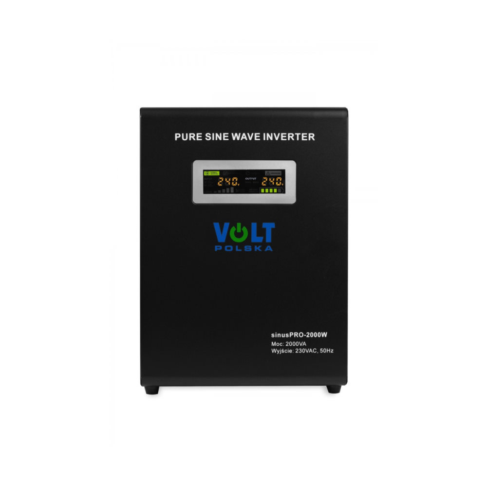 ИБП VOLT Polska SINUS PRO 2000 W 24/230V (1400/2000W) чистая синусоида, под внешнюю АКБ