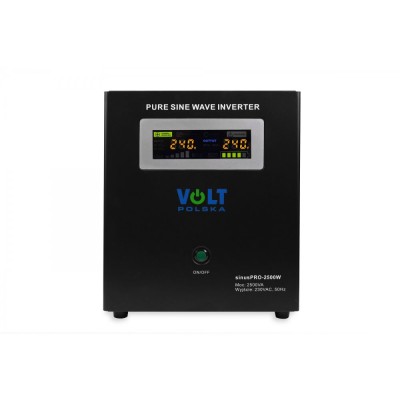 ИБП VOLT Polska SINUS PRO 2500 W 24/230V (1800/2500W) чистая синусоида, под внешнюю АКБ