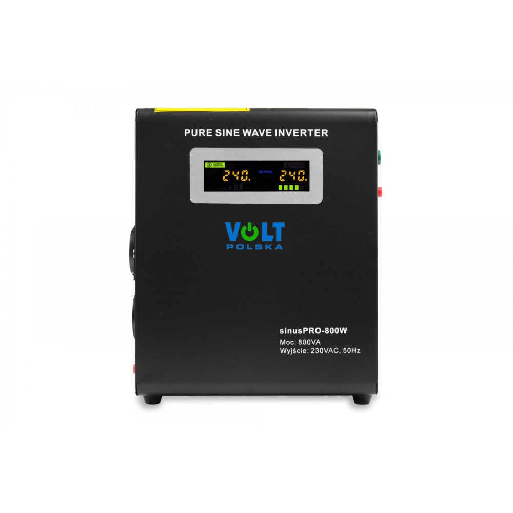 ИБП VOLT Polska SINUS PRO 800 W 12/230V (500W/800VA) чистая синусоида, под внешнюю АКБ (3SP098012W)