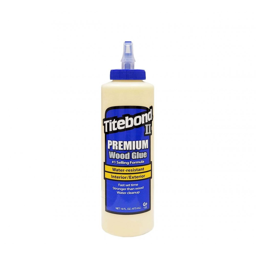 Столярний ПВА клей для дерева Titebond II Premium Wood Glue D3, медово-кремовий, 473 мл (5004) (5004)