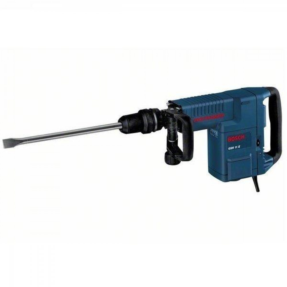 Отбойный молоток Bosch Professional GSH 11 E с плоским зубилом в кейсе (0611316708)