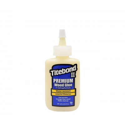 Столярный ПВА клей для дерева Titebond II Premium Wood Glue D3, медово-кремовый, 118 мл (5002) (5002