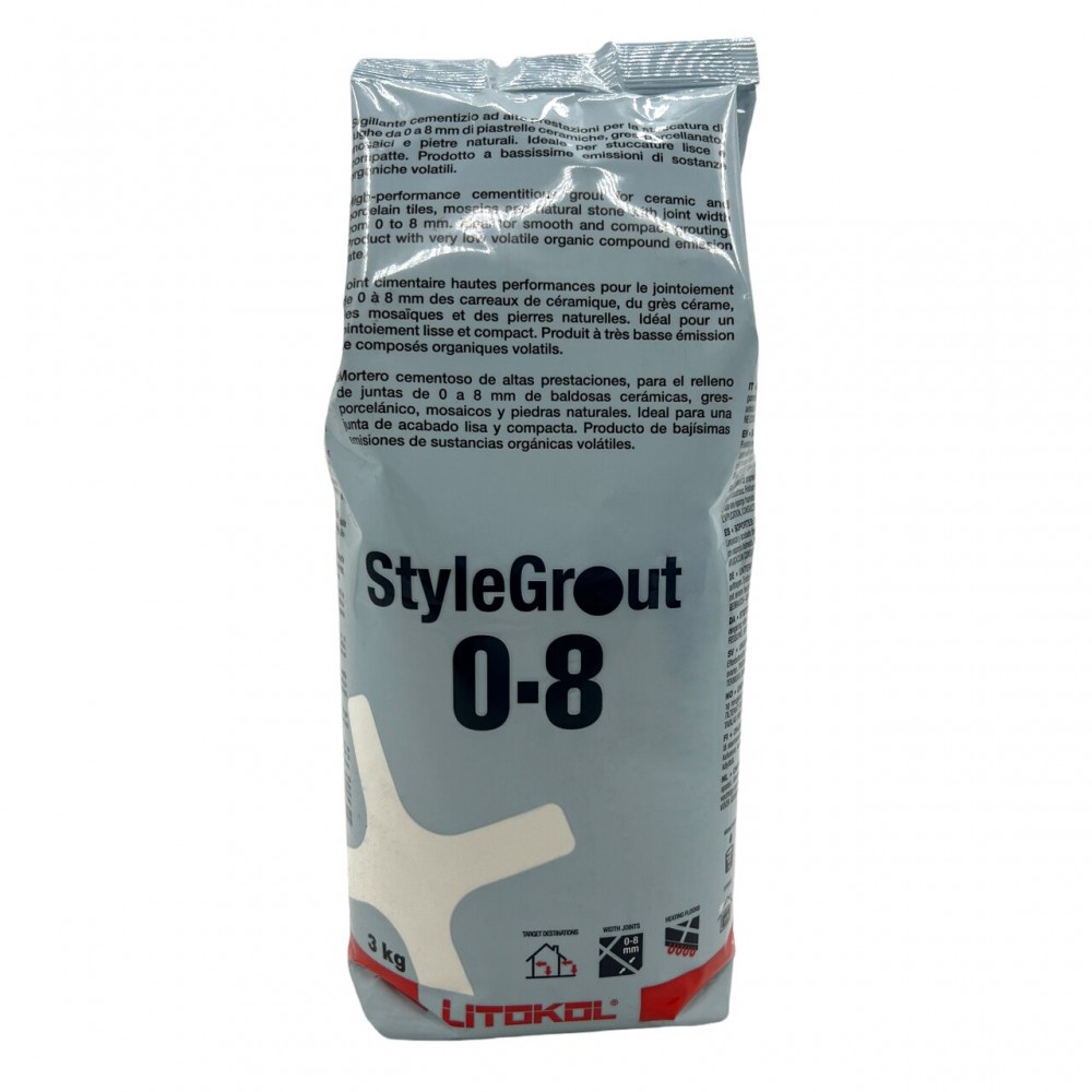 Цементная затирка StyleGrout 0-8 (Beige 2) 3 кг (SG08BGE20063)