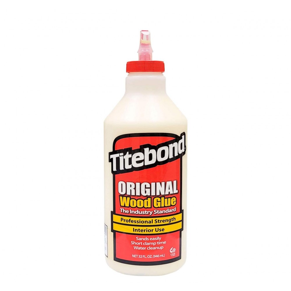 Столярний ПВА клей для дерева Titebond Original Wood Glue D2, медово-кремовий, 946 мл (5065) (5065)