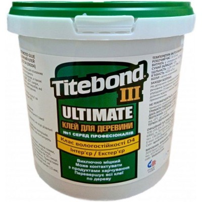 Клей для дерева D-4 Titebond III Ultimate 5 кг Светло-коричневый (1418-5) (1418-5)