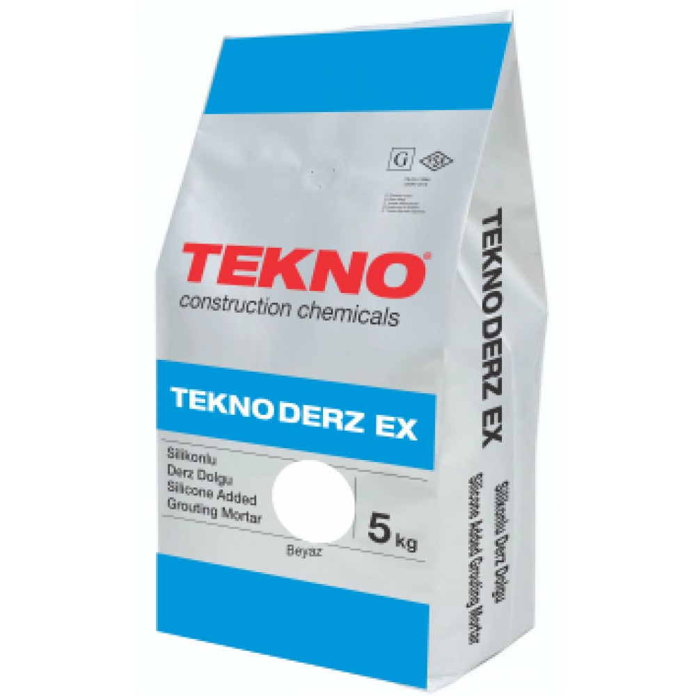 Затирка для швів (фуга для плитки) Tekno Teknoderz EX 5 кг. Чорний (TN0061)