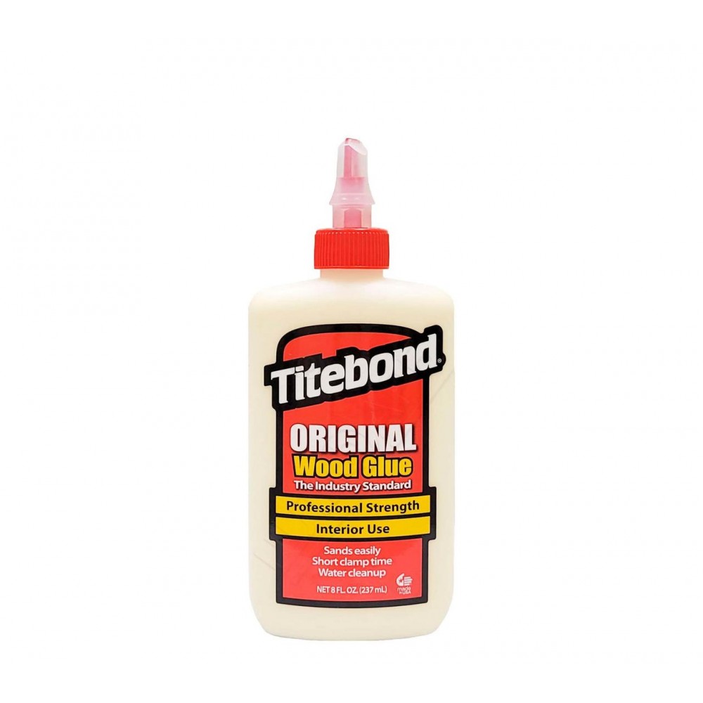 Столярний ПВА клей для дерева Titebond Original Wood Glue D2, медово-кремовий, 237 мл (5063)