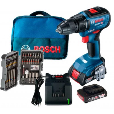 Аккумуляторная Дрель (шуруповерт) Bosch Professional GSR 18V-50 бесщеточная (06019H5004)