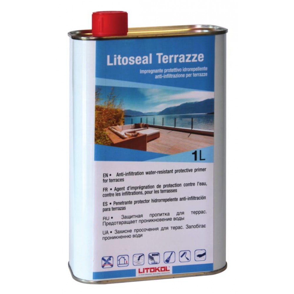 Защитная пропитка для террас Litokol LITOSEAL TERRAZZE 1 л (LTSTRZ0121)