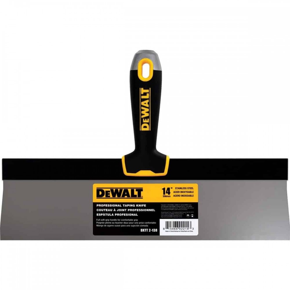 Шпатель DeWalt 14" 356 мм из нержавеющей стали (2-138)