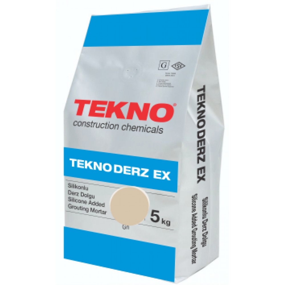 Затирка для швов (фуга для плитки) Tekno Teknoderz EX 5 кг. Невшехир Бежевый (TN0055)