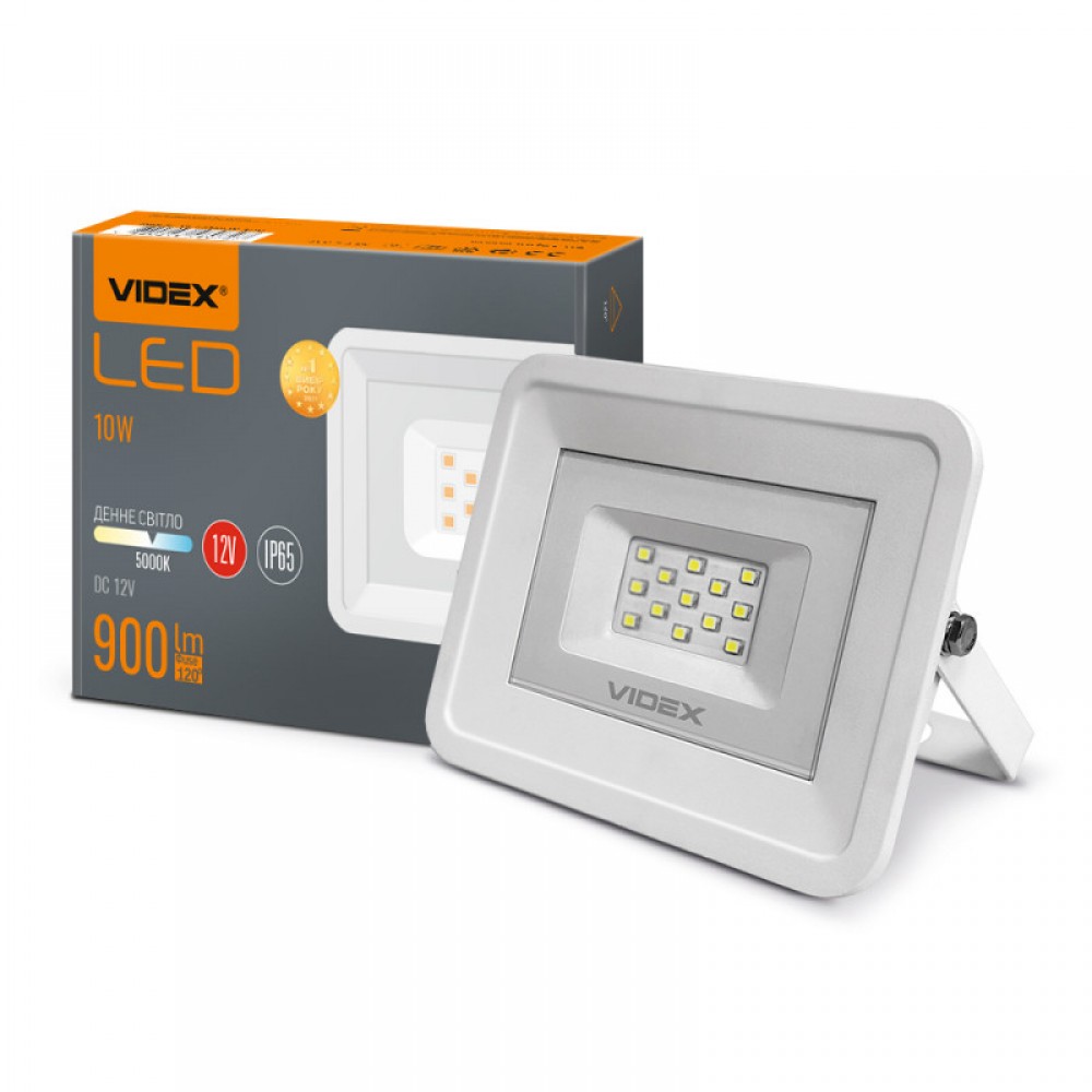 LED прожектор VIDEX Fe 10W 5000K 12V (VL-Fe105W-12V)